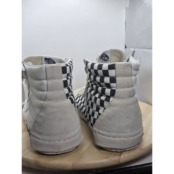 Size 13 - VANS Sk8-Hi CAP LX Reissue White Checkerboard 2018 Mens Sneakers - Picture 6 of 9
